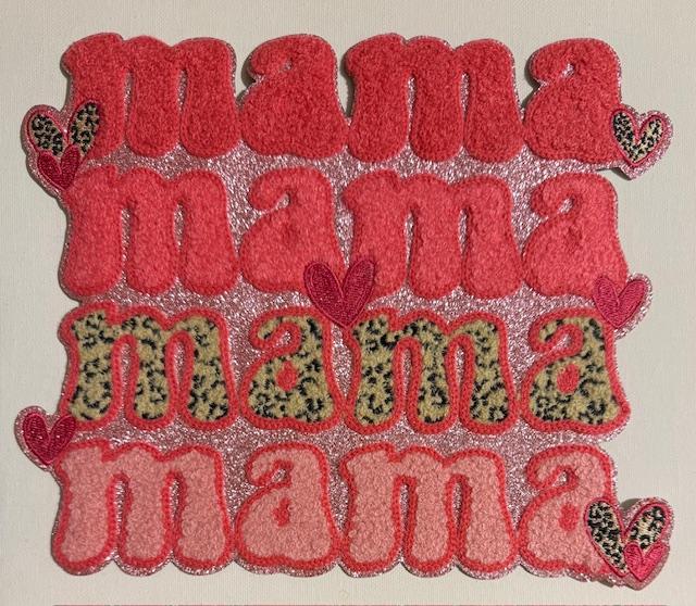 Mama pink patch