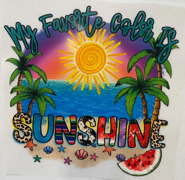 May Favorite Color is Sunshine