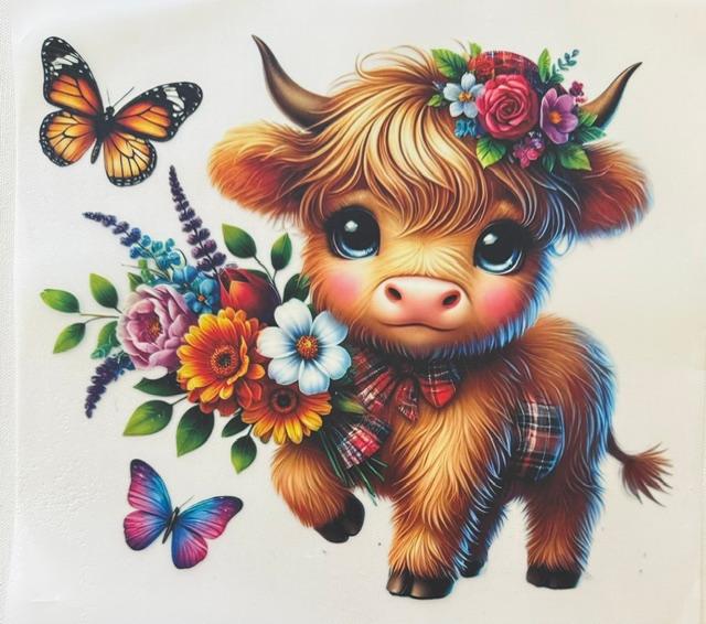 Cow - flowers on head