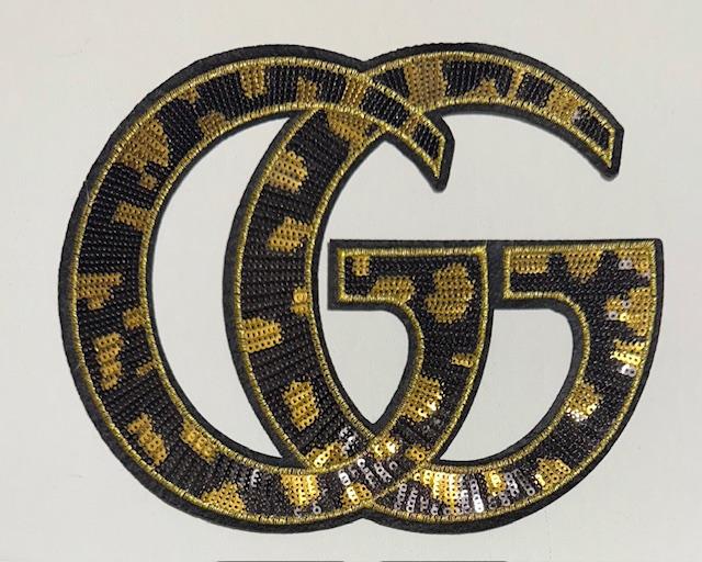 GG black/gold patch