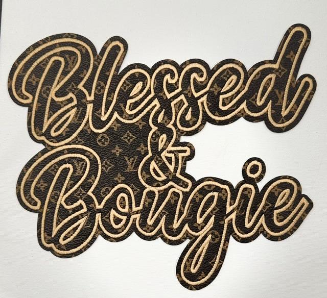 Blessed & Bougie LV Lg patch