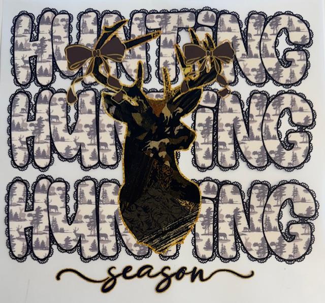 Hunting Season-lace outline