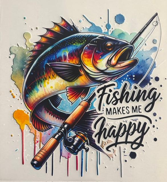Fishing makes me Happy