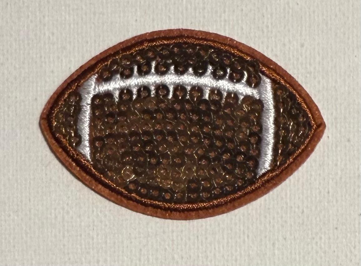 Bling football patch