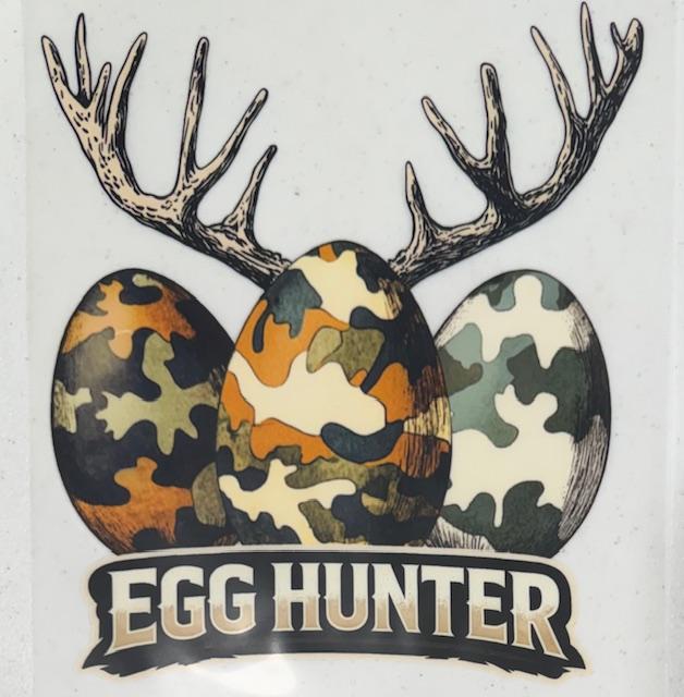 Egg Hunter-Egg with Antlers