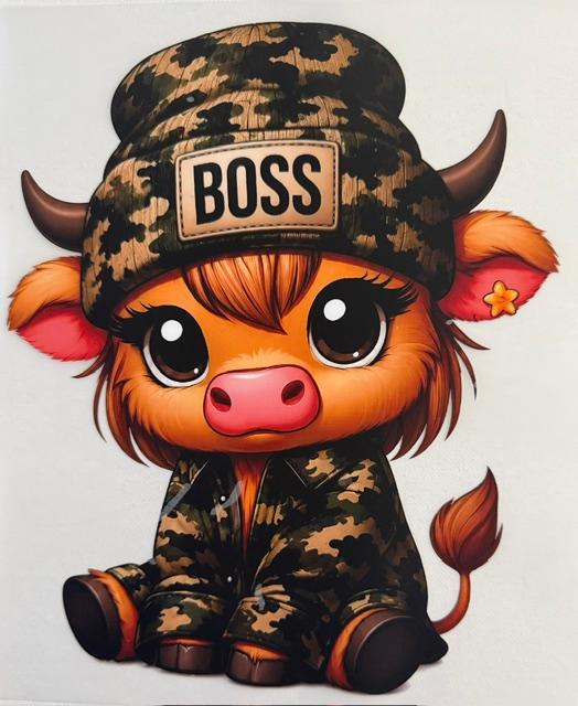 Cow - Camo, Boss hat
