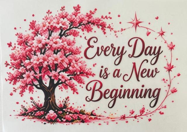 Everyday is a New Beginning