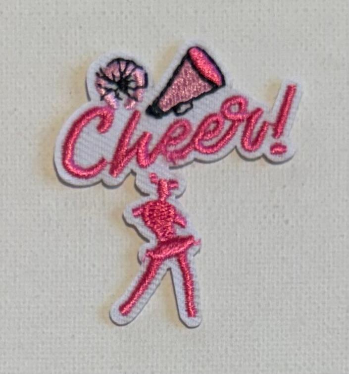 Pink Cheer hat patch