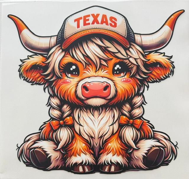 Cow - Texas hat