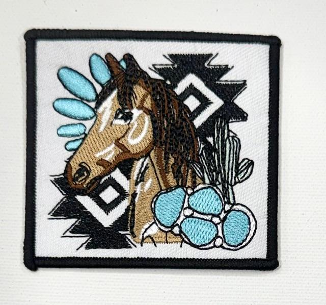 Western hat patch-Horse