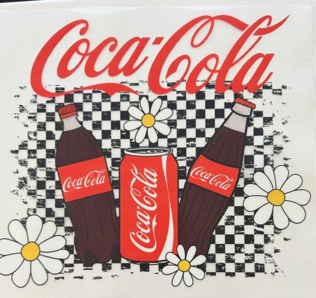 Coca Cola - checkered