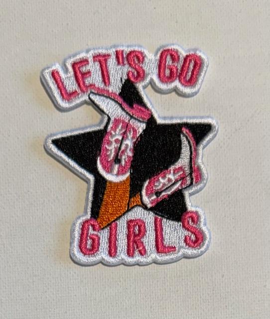 Let's Go Girls hat patch