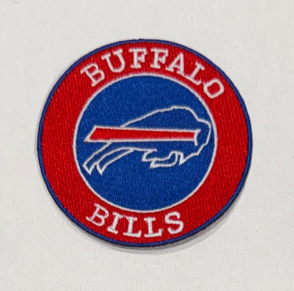 Bills round hat patch
