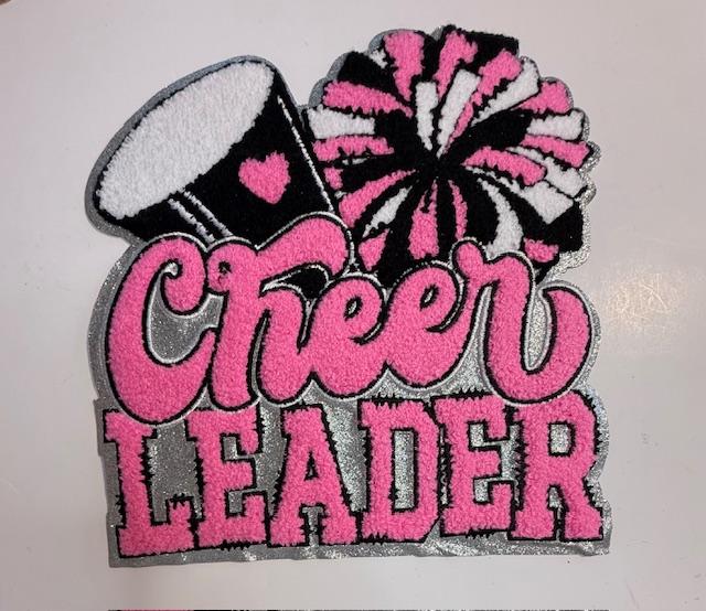 Cheerleader pink/black patch