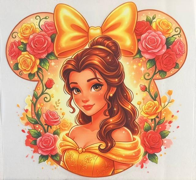 Belle - in Mickey ears, yellow bow