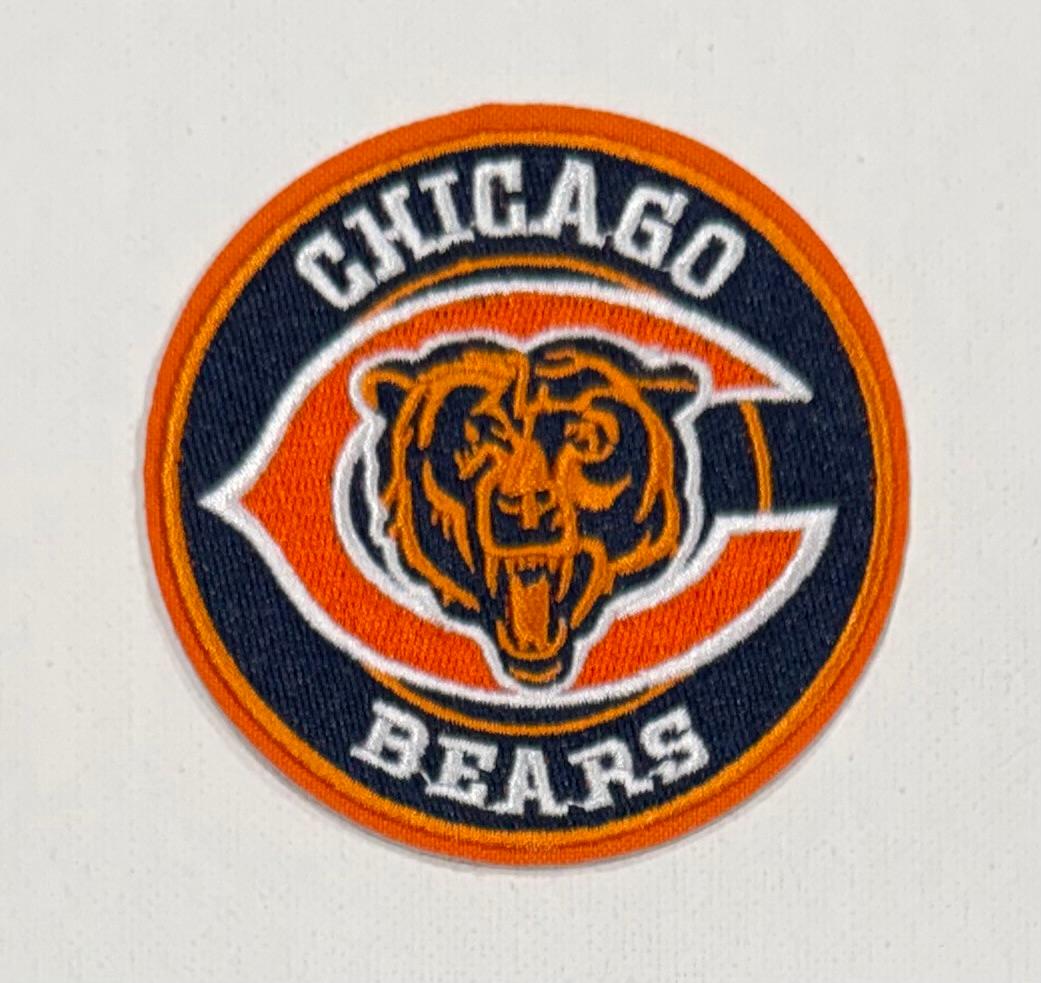 Bears round hat patch