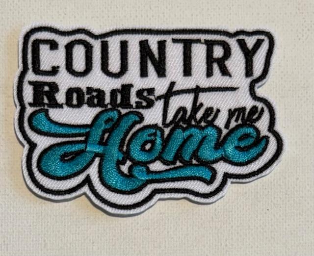 Country Roads take me home hat patch