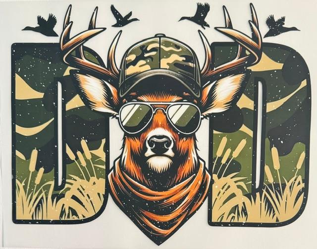 Dad - hunting, deer A is deer