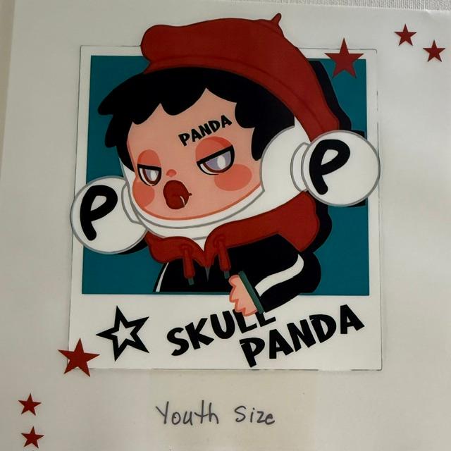 Skull Panda-red hat