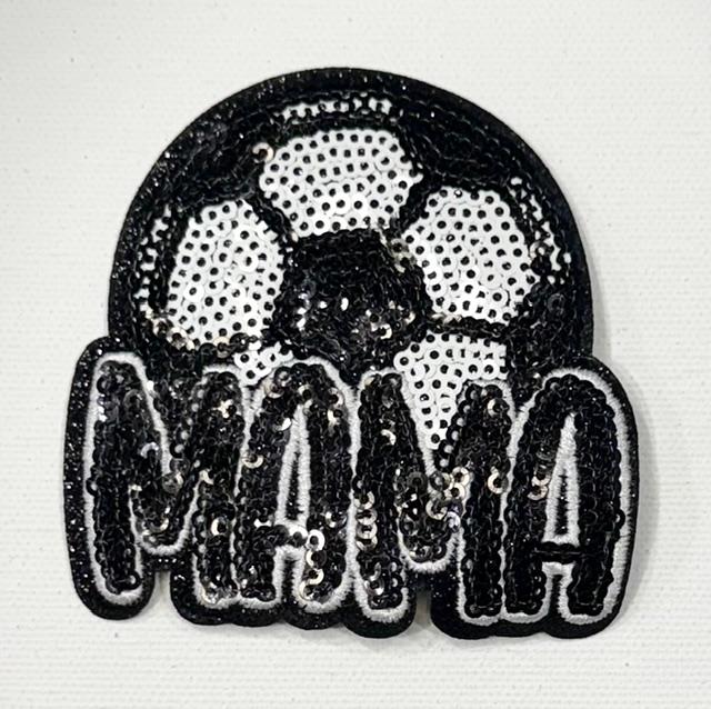 Soccer Mama sequin hat patch