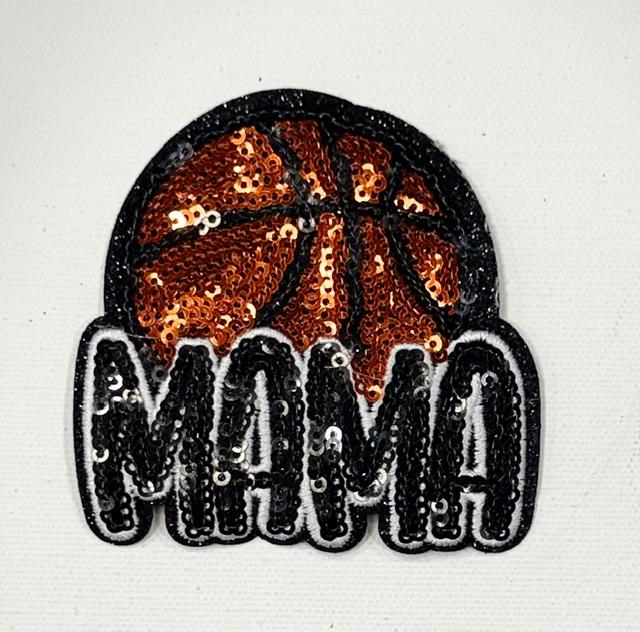 Basketball Mama sequin hat patch