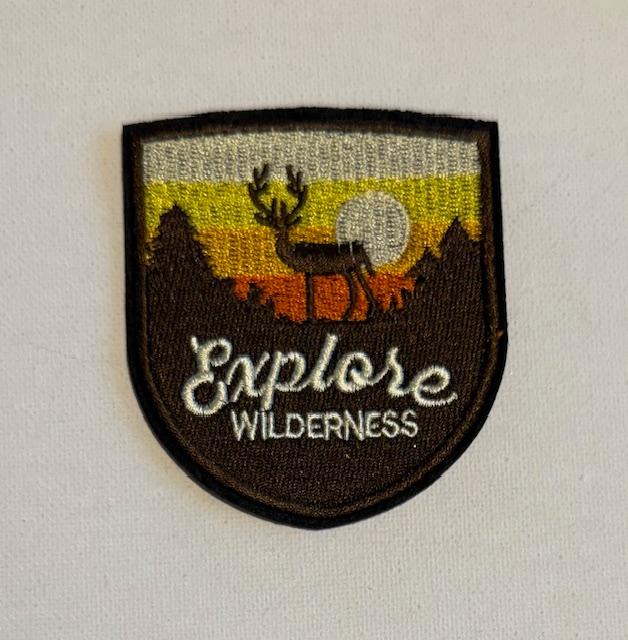 Explore Wilderness hat Patch
