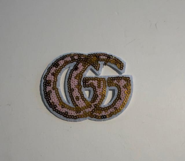 GG bling hat patch