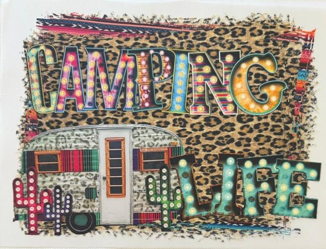 Camping Life, cheetah background