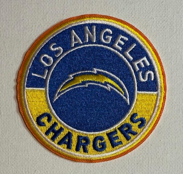 Los Angeles Chargers round patch