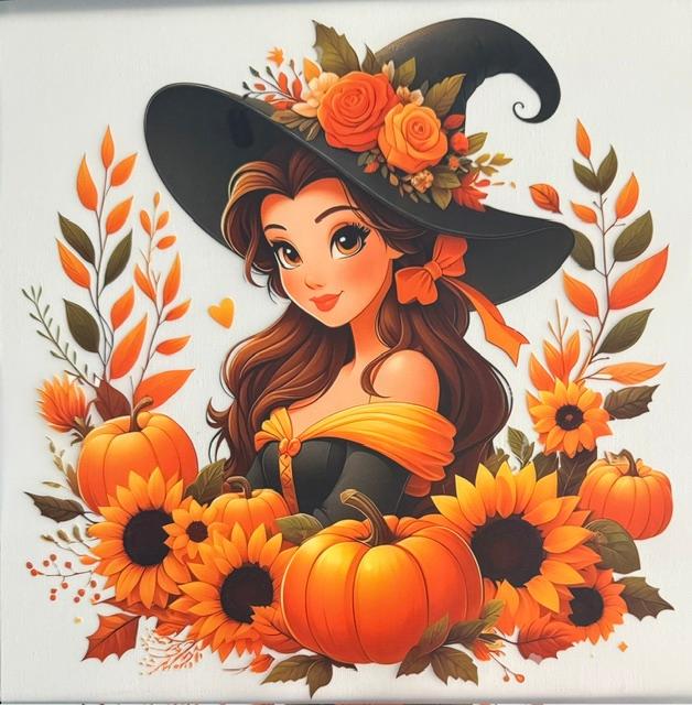 Arial - pumpkins, sunflowers