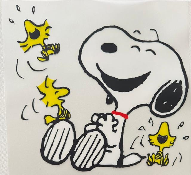 Snoopy & Woodstock laughing