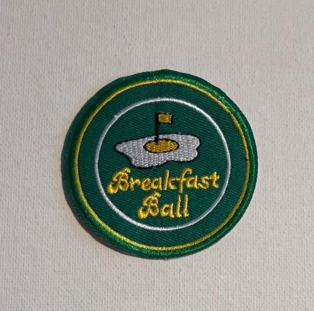 Golf-Breakfast ball hat patch