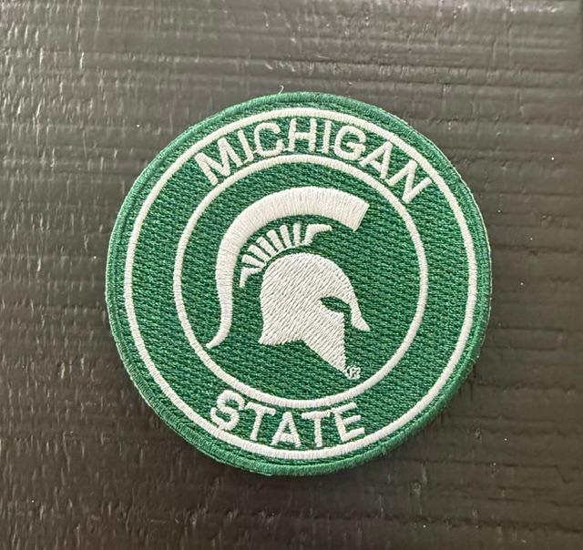 Michigan State hat patch
