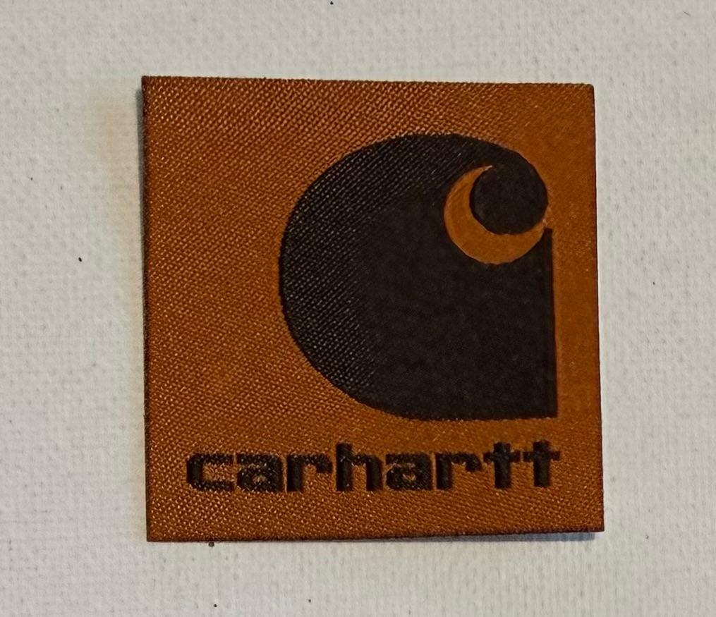 Carhartt orange hat patch