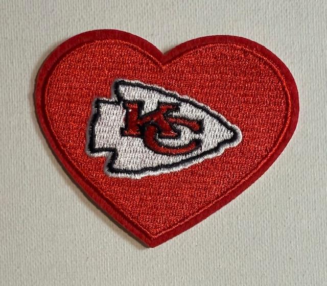 K C heart patch