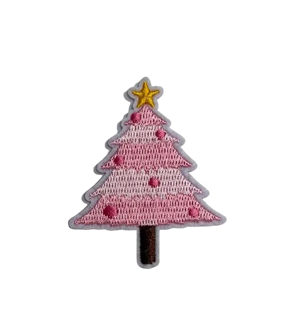 Pink Christmas tree gat patch