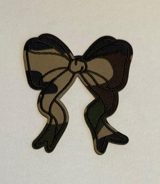 Camo Bows hat patch