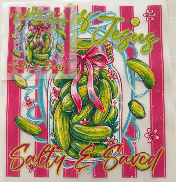 Pickles & Jesus, Salty & Saved-2pc set