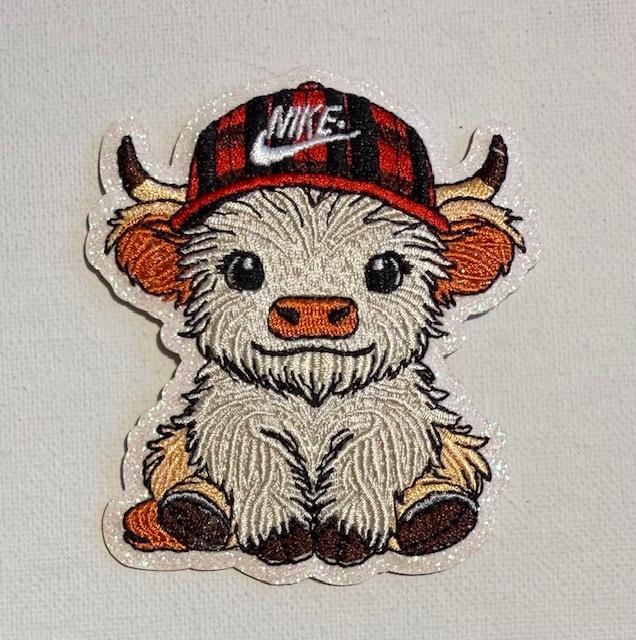 Cow-Nike hat patch