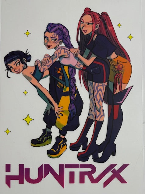 Huntrix-tattoo girls
