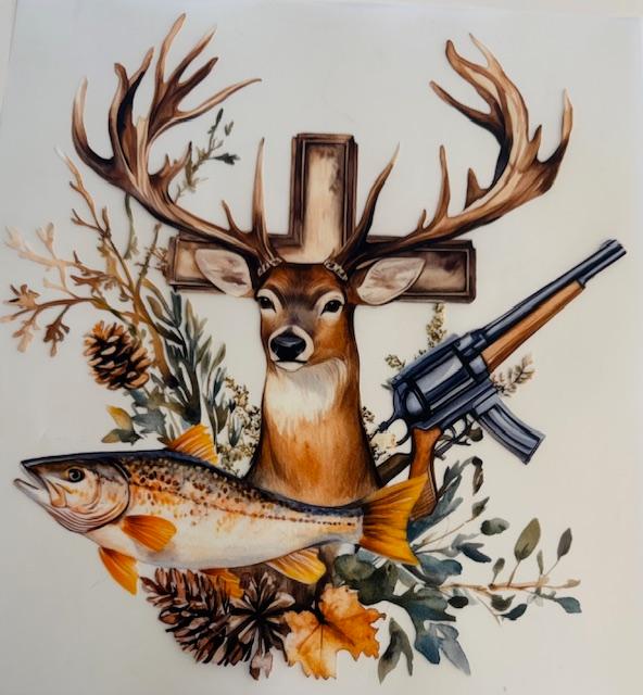 Hunting Deer w/ cross