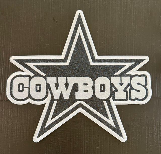 Dallas Cowboys - shimmer Lg Patch