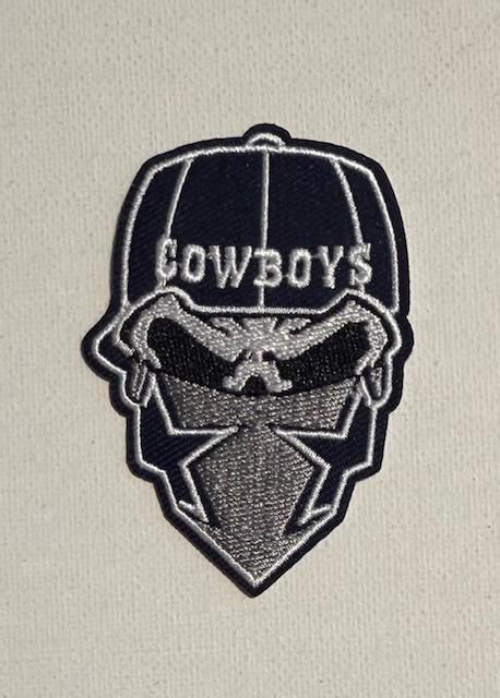 Dallas Cowboys skull patch