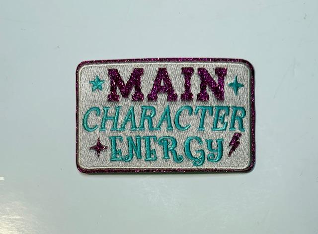 Main Character Energy hat patch