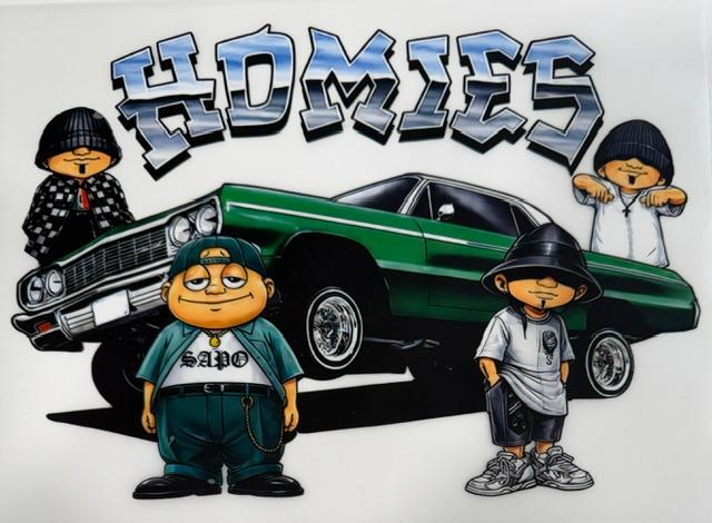 Homies-green car