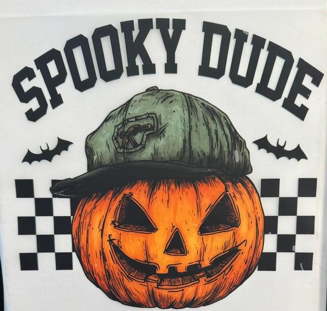 Spooky Dude - pumpkin /hat