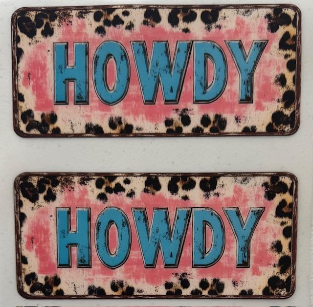 Howdy 2pc blue/pink