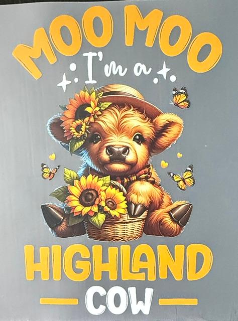 Moo Moo I'm a Highland Cow