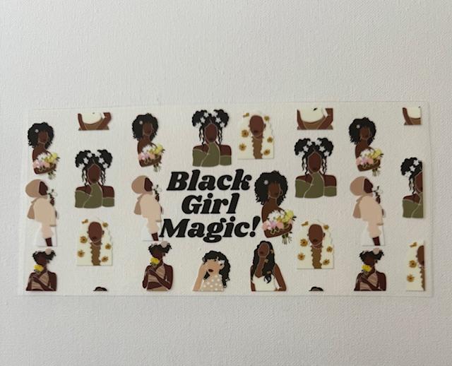 Black girl magic cup wrap