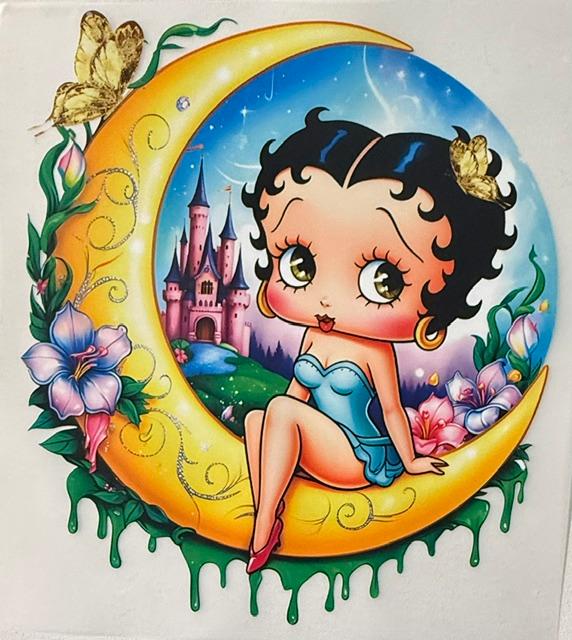Betty Boop - in moon